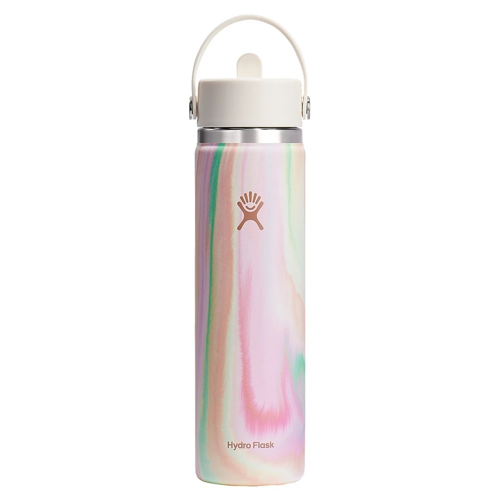 Hydro Flask 24 Oz Sugar Crush Wide Flex Straw Cap LE Water Bottle